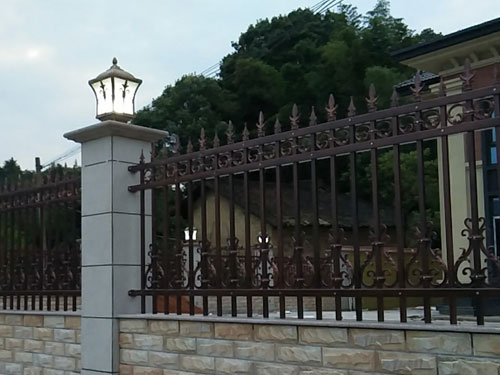 农村别墅独院锌钢围栏