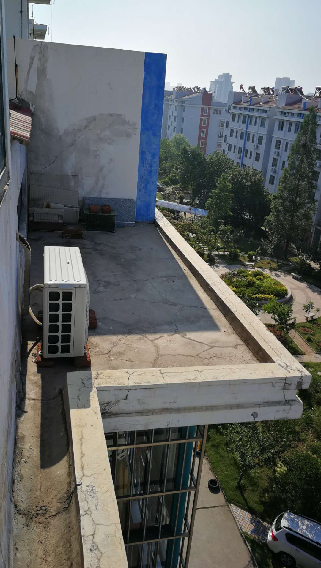 家装锌钢阳台护栏图片实拍