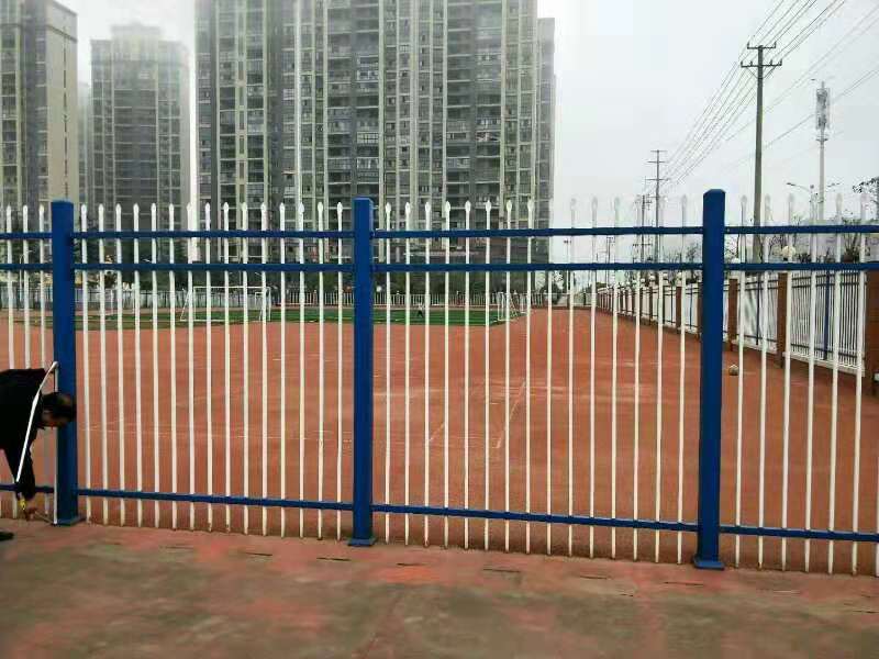 湖南绿白小区锌钢围栏